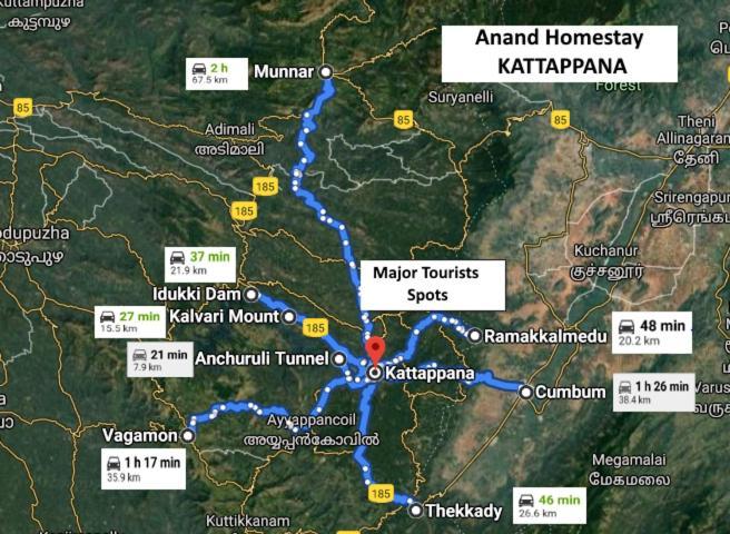 Anand Homestay Kattappana Bagian luar foto